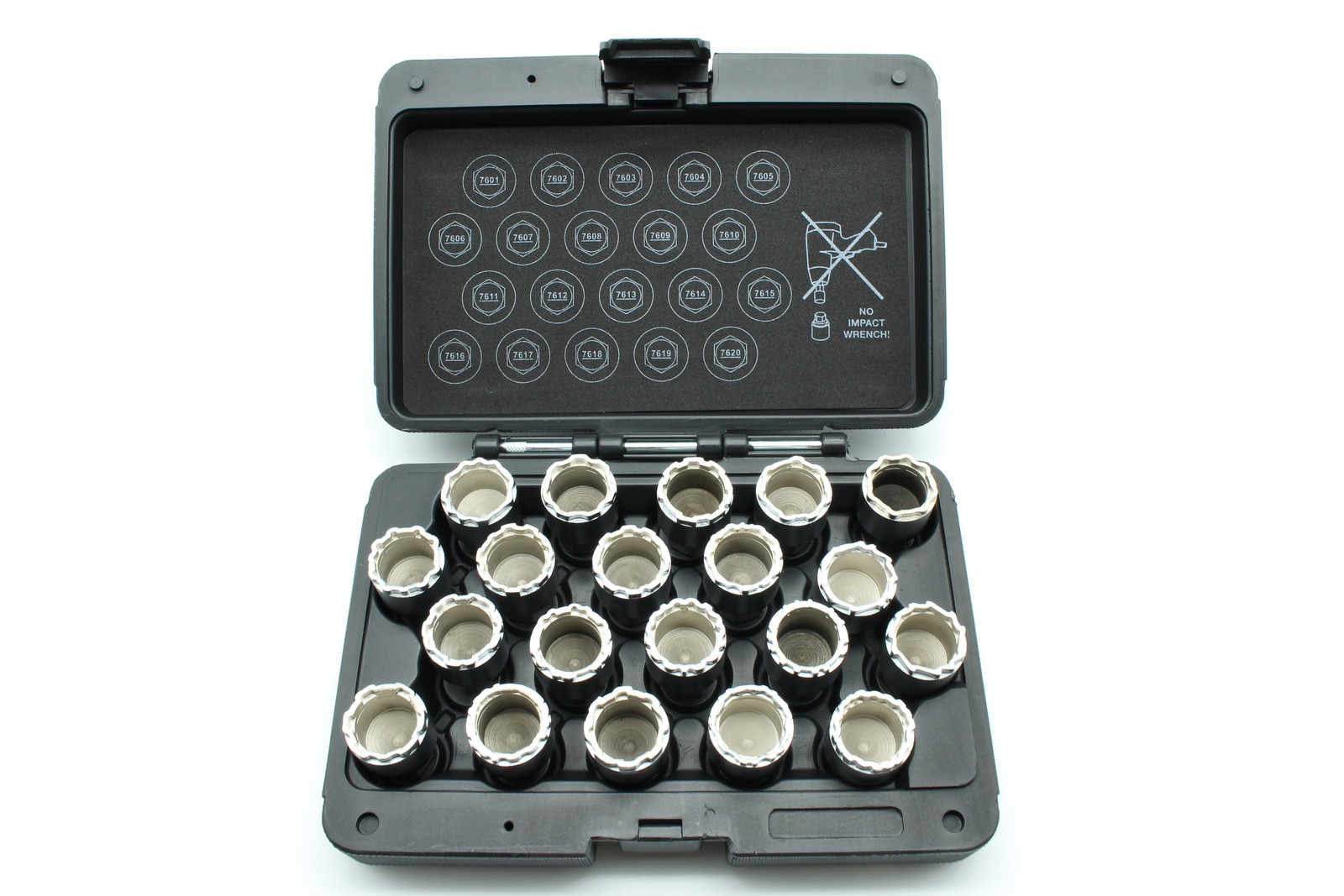 TMAX 20pc Anti-Theft Wheel Lug Nut Removal Socket Key Compatible for Volvo Set A