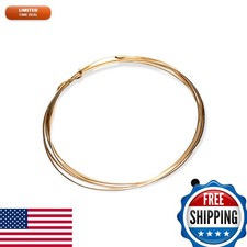 14/20 Yellow Gold Filled Wire 22 Gauge Round Dead Soft 10FT CRAFT WIRE picture