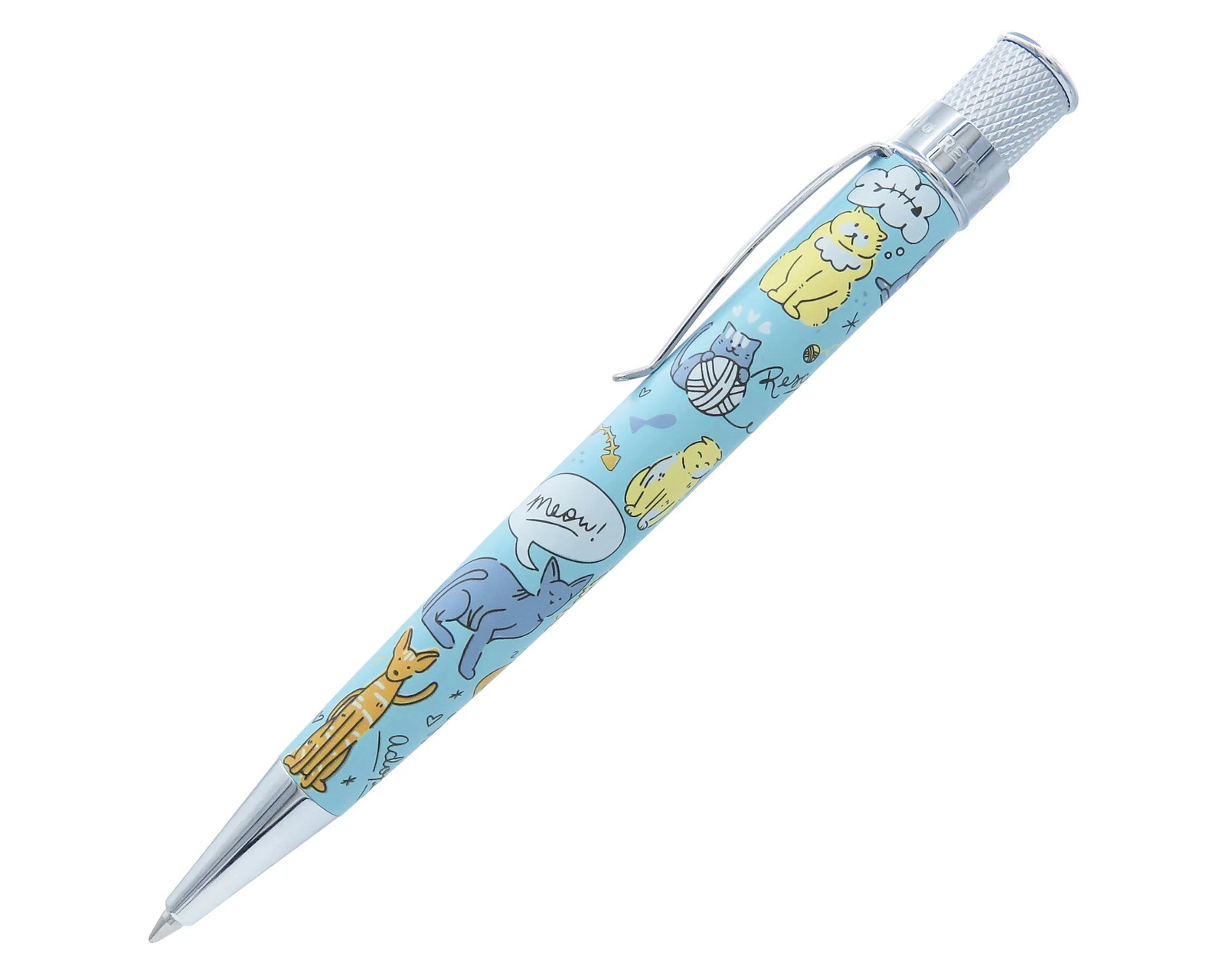 Retro 51 Tornado™ Rescue Series 6 Ballpoint Pen - Cat Retro 51 Tornado™ Rescue Series 6 Ballpoint Pen - Cat
