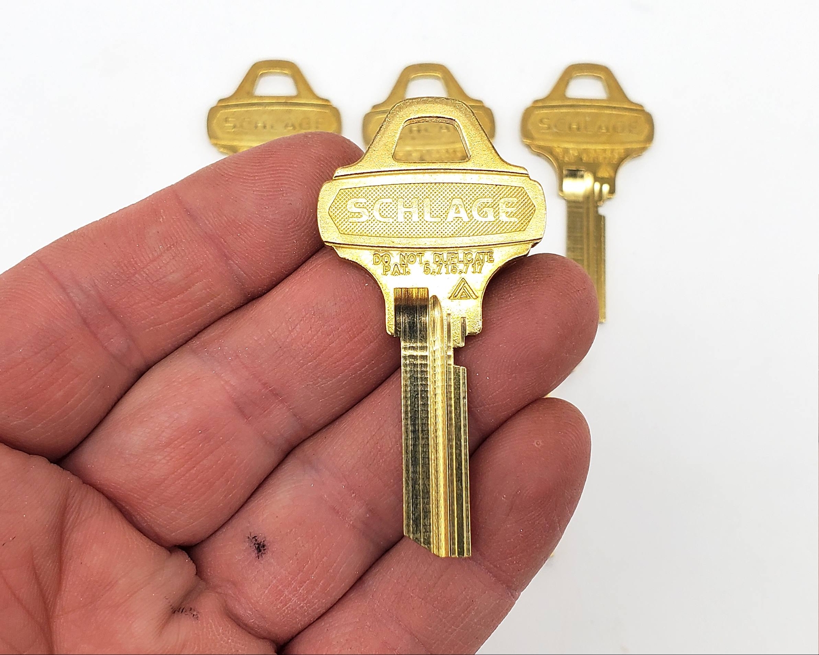 5x Schlage Everest 35-007 C135 Key Blanks Nickel Silver 6 Pin NOS 5x Schlage Everest 35-007 C135 Key Blanks Nickel Silver 6 Pin NOS