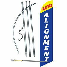 Auto Alignment Flag Flutter Feather Banner Swooper Windless Bundle COMPLETE Kit picture