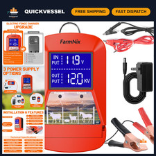 12KV Electric Fence Charger Kit - 15 Miles Range, 3 Joules Power, Livestock Prot picture
