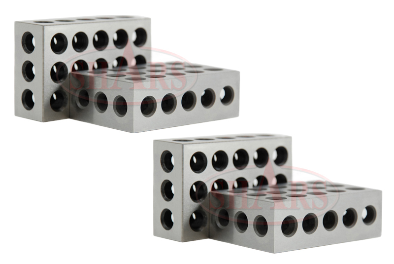 Shars 2 Matched Pairs 4 PCS Precision 123 1-2-3 Blocks Block 23 Holes .0002 Shars 2 Matched Pairs 4 PCS Precision 123 1-2-3 Blocks Block 23 Holes .0002