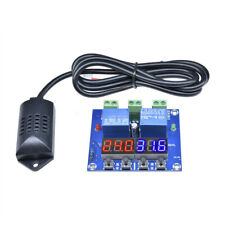 LED Temperature Humidity Control Thermostat + Probe DC 12V XH-M452 Dual Digital  picture