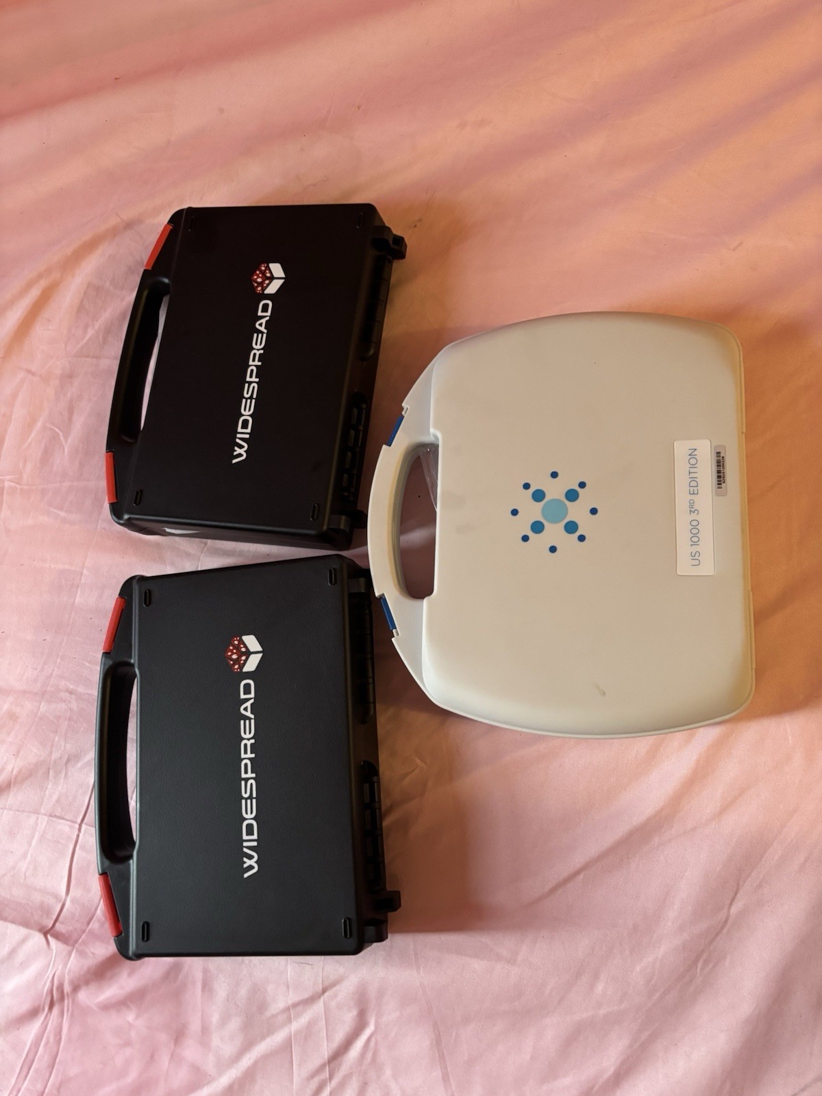 Richmar US 1000 3rd Edition Portable Ultrasound Machines Lot of 3 with Probes Richmar US 1000 3rd Edition Portable Ultrasound Machines Lot of 3 with Probes