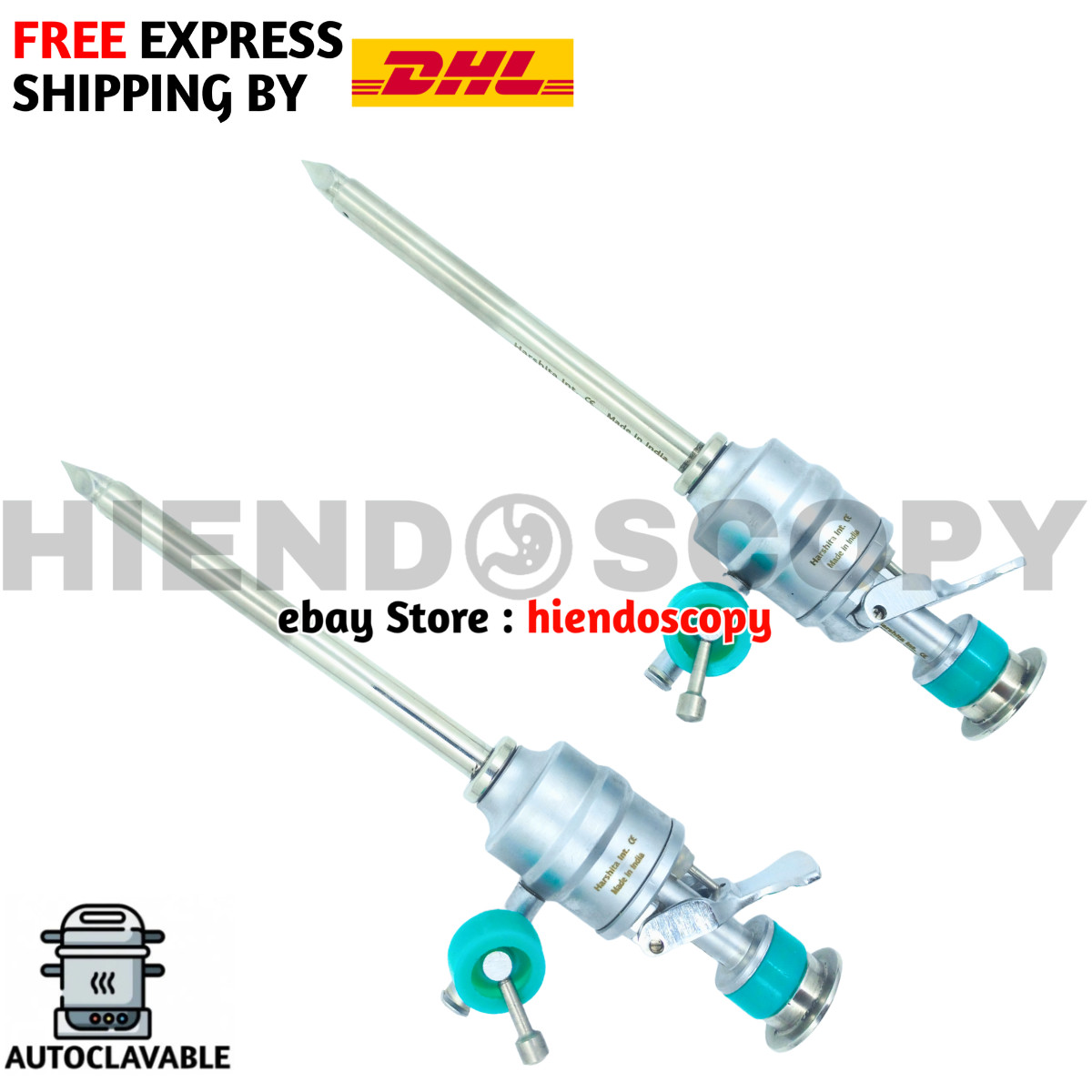 2pc 5mm/7mm Laparoscopic Spiral Trocar Cannula Laparoscopy Surgery Instruments 2pc 5mm/7mm Laparoscopic Spiral Trocar Cannula Laparoscopy Surgery Instruments