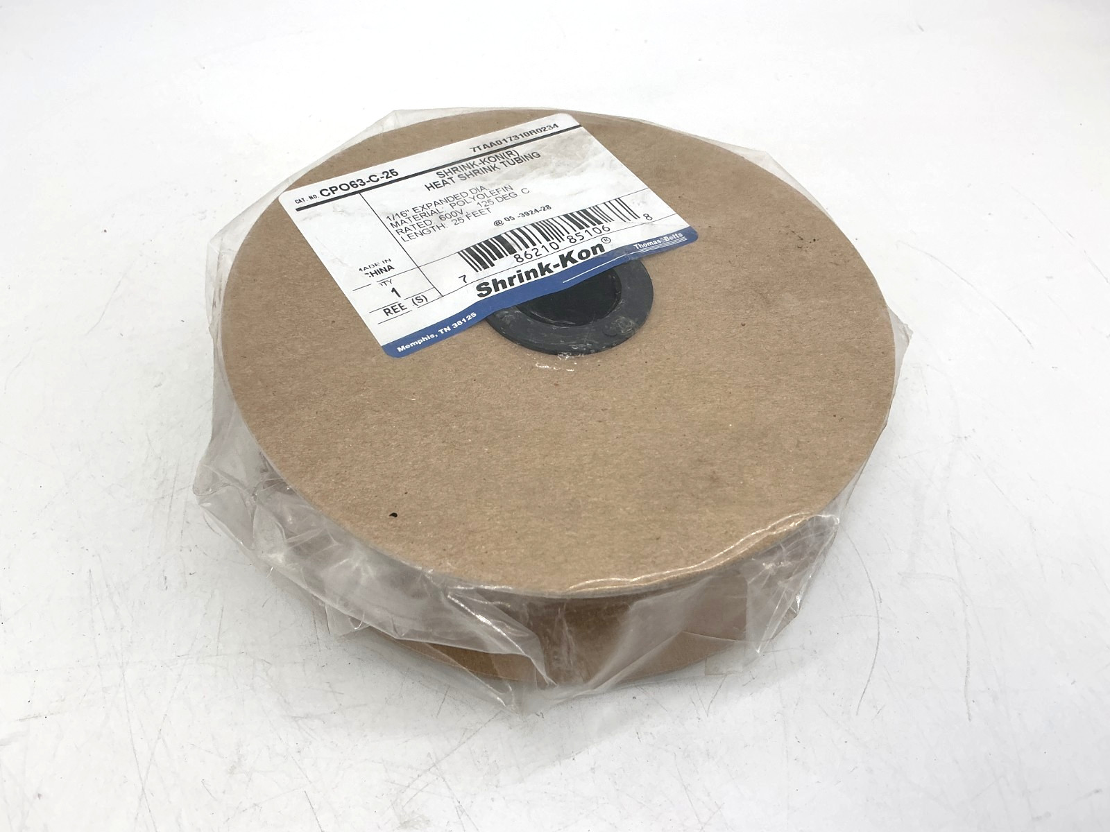 New Thomas & Betts CPO63-C-25 Shrink-Kon Heat Shrink Tubing 1/16\ New Thomas & Betts CPO63-C-25 Shrink-Kon Heat Shrink Tubing 1/16\
