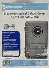 Intermatic DTAV40 Mechanical Defrost Timer 40A 120/240V 1-Phase Plastic picture