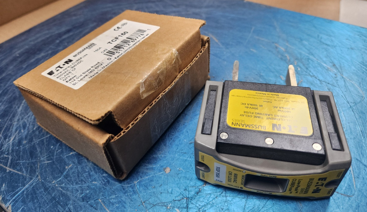 🤠NEW EATON BUSSMAN SERIES 150 AMP CUBE FUSE LOW PEAK 600 VAC 300 VDC TCF150 🤠NEW EATON BUSSMAN SERIES 150 AMP CUBE FUSE LOW PEAK 600 VAC 300 VDC TCF150