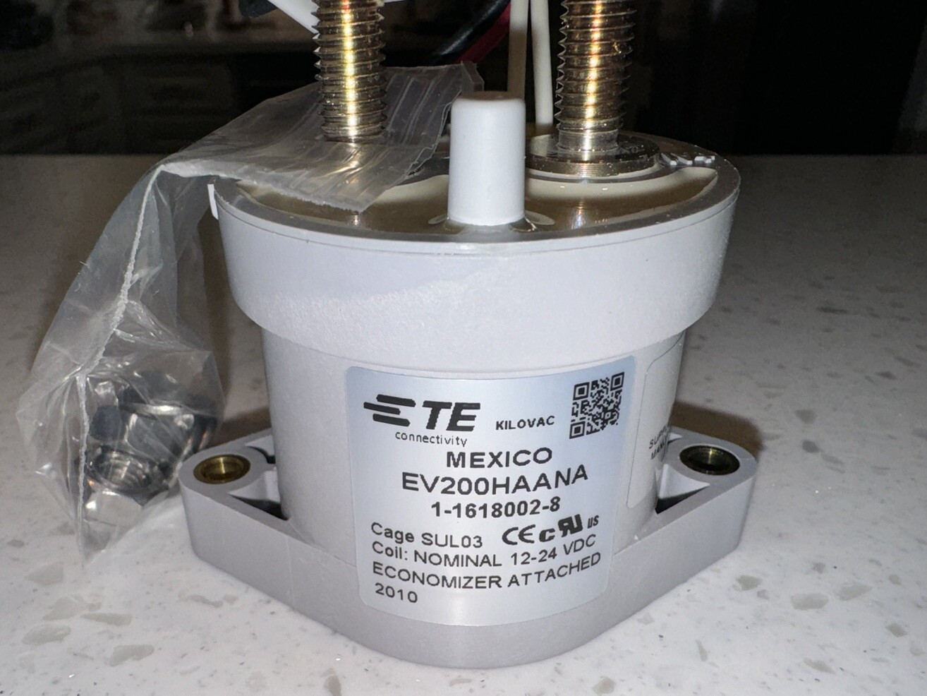 Tyco Electronics Kilovac RELAY EV200 HAANA PN:1-1618002-8 Economizer MEXICO Tyco Electronics Kilovac RELAY EV200 HAANA PN:1-1618002-8 Economizer MEXICO
