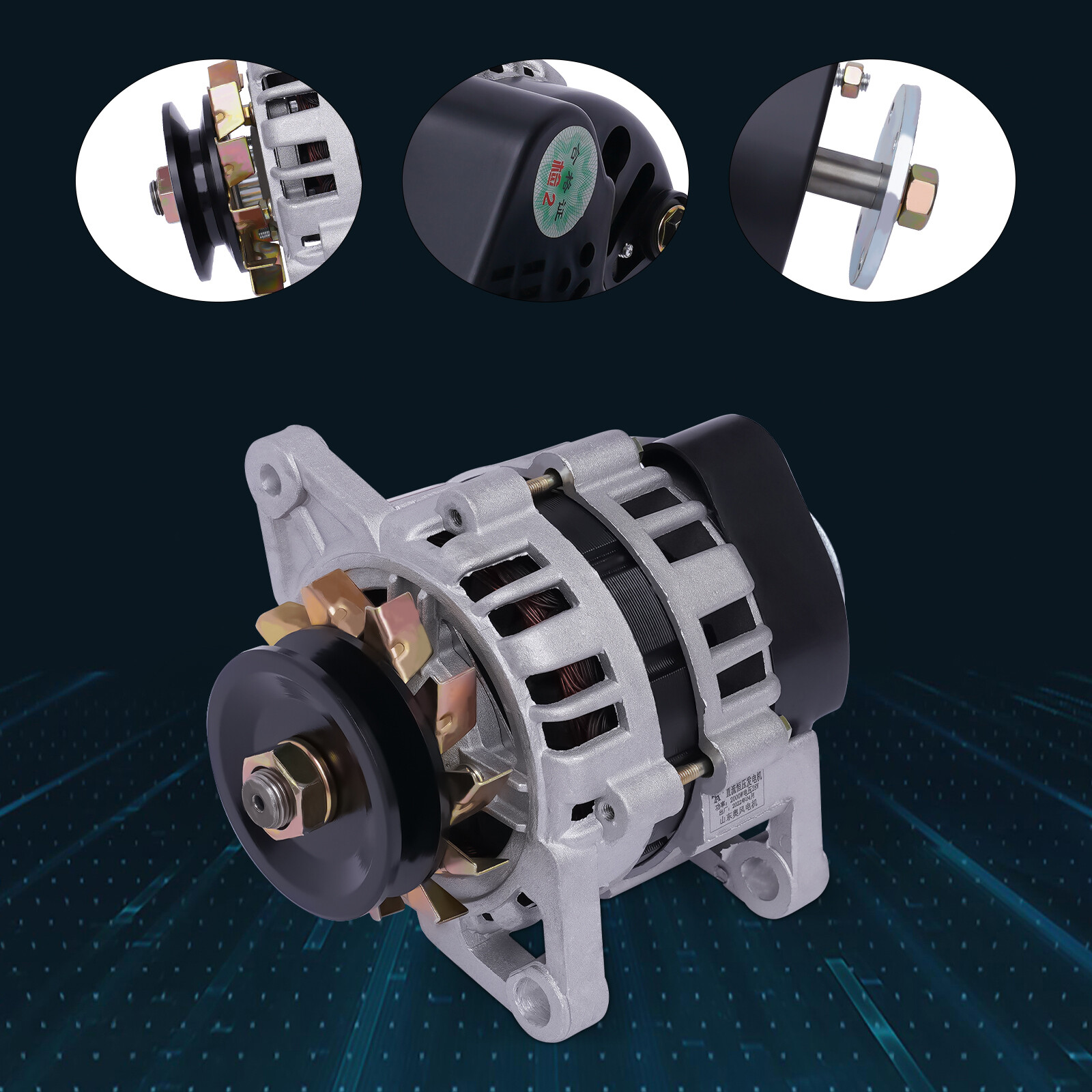 2000W Permanent Magnet Generator DC Brushless Agriculture Low Rpm Alternator 2000W Permanent Magnet Generator DC Brushless Agriculture Low Rpm Alternator