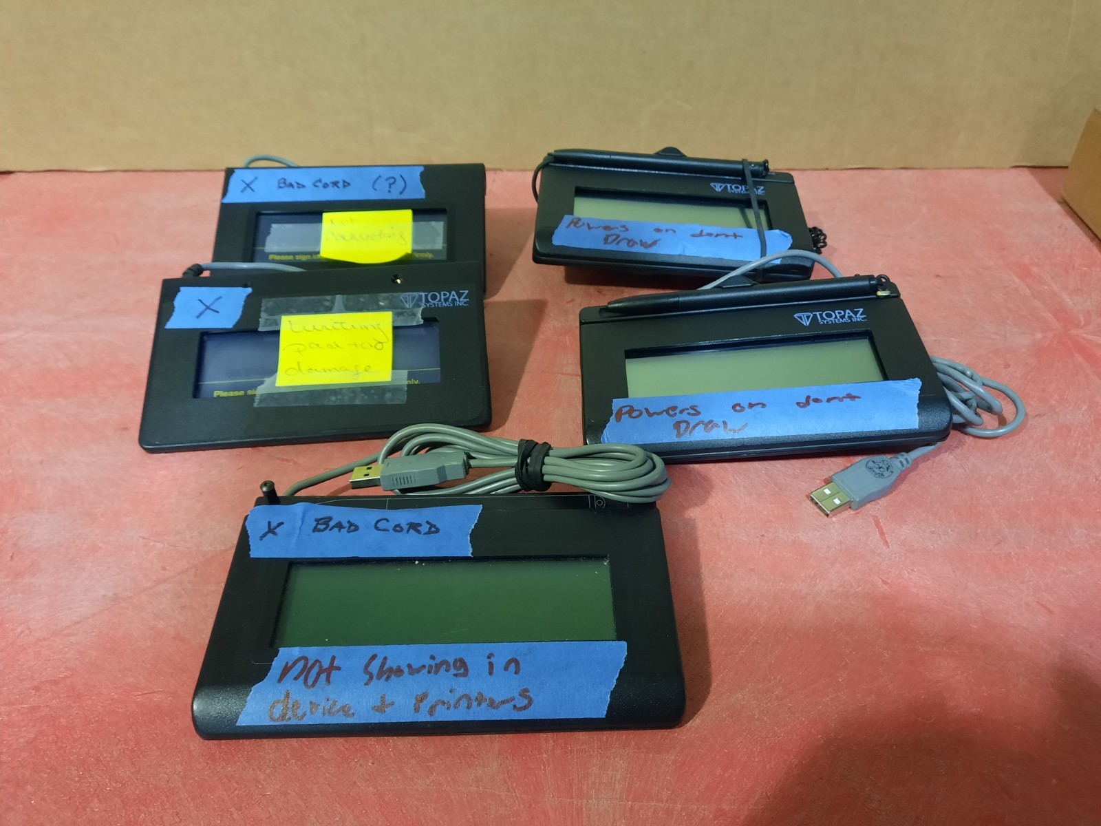 Lot of 5 Topaz Systems T-L460/T-S460/T-LBK462 HSB Pad READ DESC FOR PARTS Lot of 5 Topaz Systems T-L460/T-S460/T-LBK462 HSB Pad READ DESC FOR PARTS