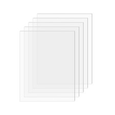 [5-Pack] SimbaLux® Acrylic Sheet Clear 5”x7” 0.08” Thick (2mm) Plexiglass picture