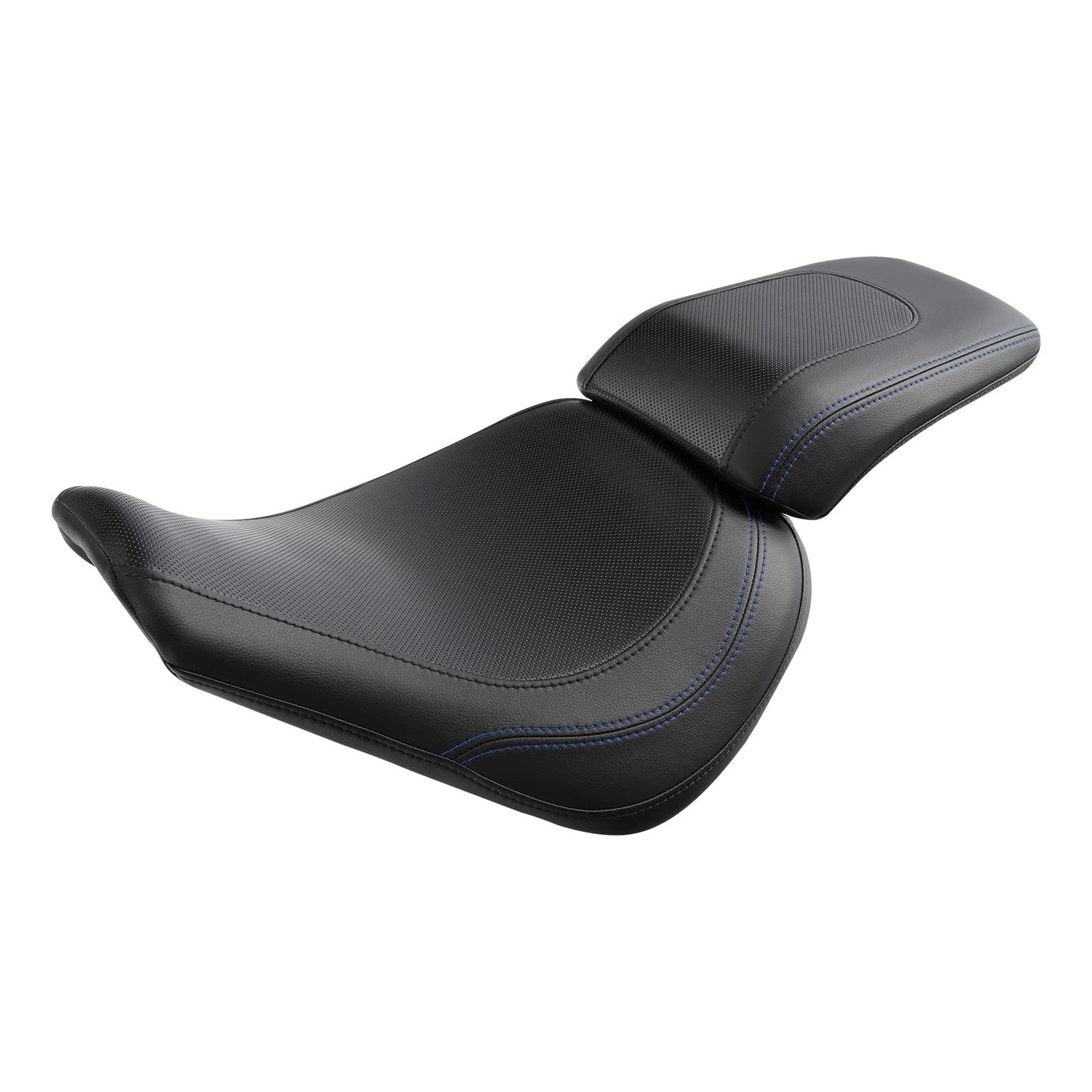 Motorcycle Two-Piece Driver Passenger for Seat For Fat Boy 2018+ Black Blue Motorcycle Two-Piece Driver Passenger for Seat For Fat Boy 2018+ Black Blue