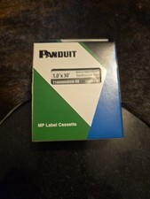 PANDUIT T100X000BXM-BK Cassette, Continuous Tape, MP, 24mmx9m Black On Yellow picture