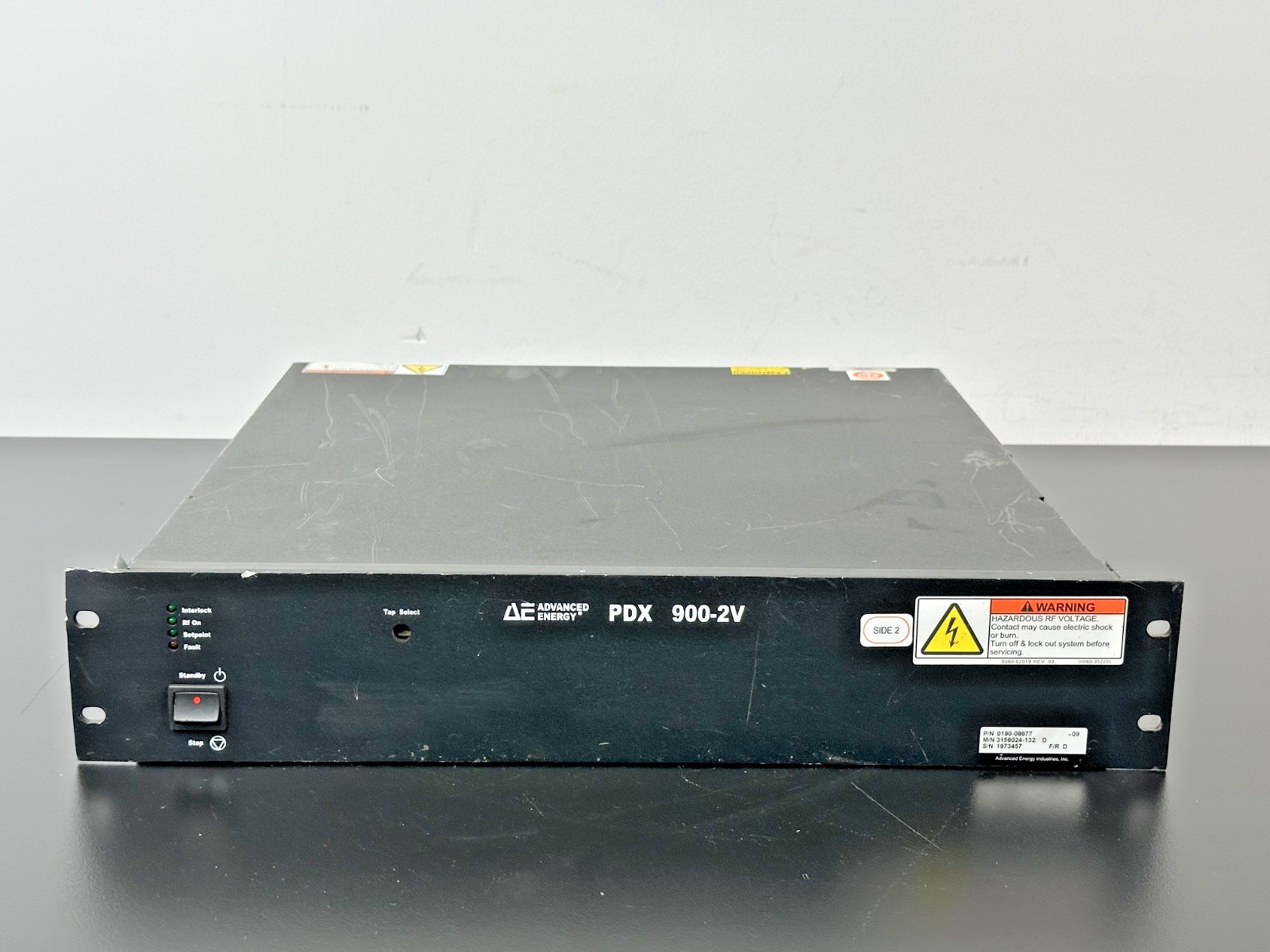 Advanced Energy PDX 900-2V 3156024-132 RF Generator 0190-08677 Used Untested Advanced Energy PDX 900-2V 3156024-132 RF Generator 0190-08677 Used Untested