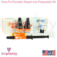 Dental Cera-Fix Porcelain IntraoraI Repair Conditioning & Preparation Kit picture