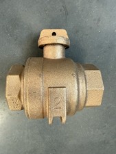 Ford Meter B11-777-NL 2” FIP x 2” FIP Curb Stop Brass Ball Valve No Lead 2/box picture