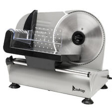 Electric Meat Food Slicer Deli Cheese Bread Cutter Blade Stainless Steel Machine picture