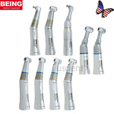 US BEING Dental Low Speed 1:1 4:1 Contra Angle Handpiece Push Button Prophy Endo picture