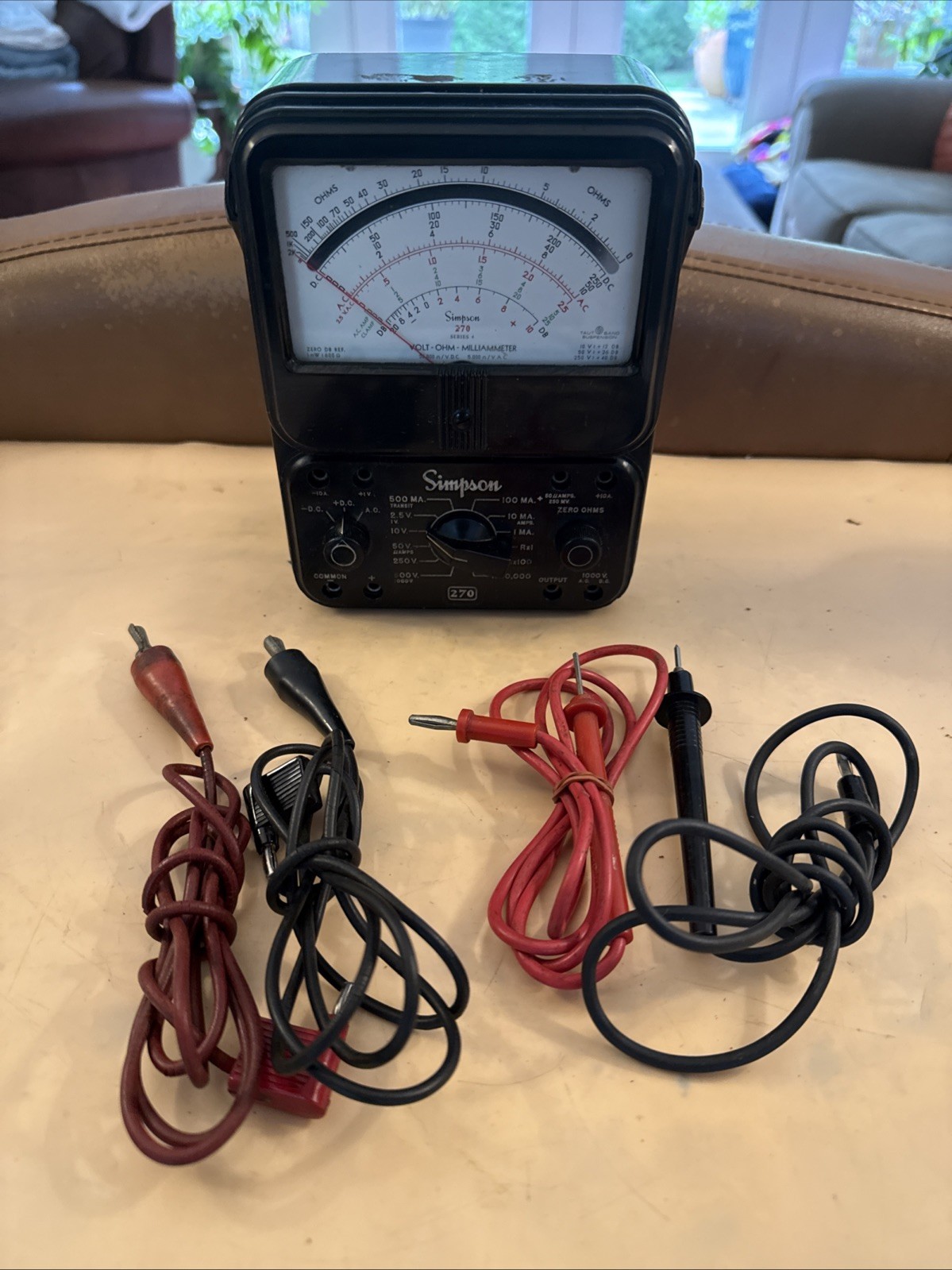 Simpson Model 270 series 4 Volt Ohm Millimeter Meter High Accuracy Not Tested Simpson Model 270 series 4 Volt Ohm Millimeter Meter High Accuracy Not Tested