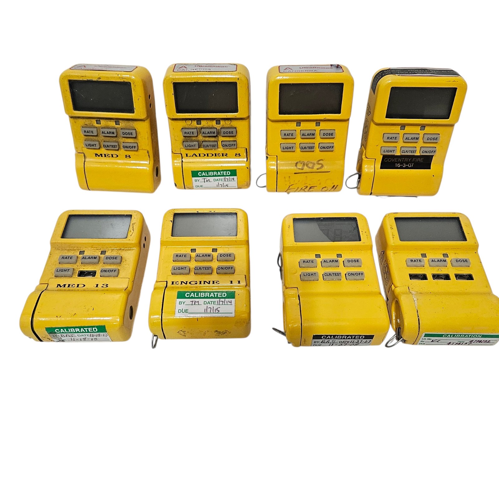 Lot of 8x CANBERRA MRAD-113 Geiger Radiation Detector Monitor AS IS PARTS REPAIR Lot of 8x CANBERRA MRAD-113 Geiger Radiation Detector Monitor AS IS PARTS REPAIR