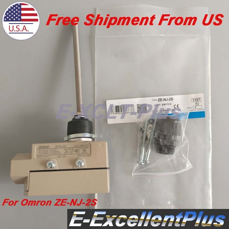 New For Omron ZE-NJ-2S ZENJ2S Spring Wobble Lever Enclosed Limit Switch US Stock