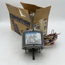 Marathon X202 48A1101063B 1/4HP Electric Motor 1075RPM 208-230V 1PH 48Y Fr. picture