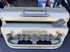Perkins Brailler David Abraham Howe Press Mechanical Braille Typewriter picture