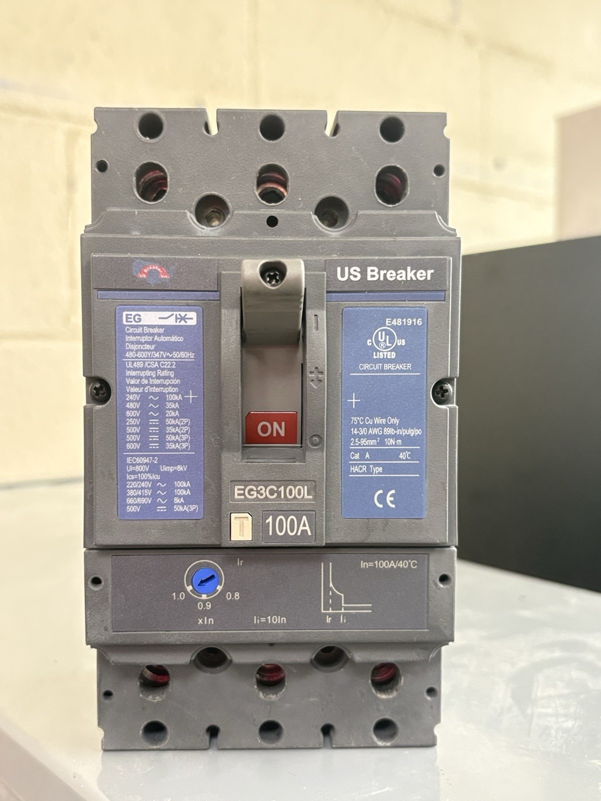 EG3C100L.  US Breaker 100amp