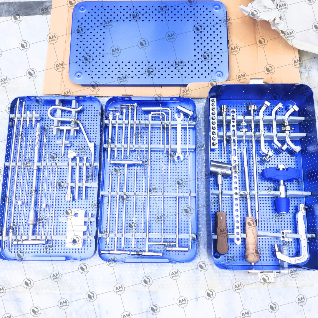 Tibia Expert Nails Instrument Set with Sterilization Box Excellent Quality Tibia Expert Nails Instrument Set with Sterilization Box Excellent Quality