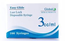 Global Medical Easy Glide 3cc LUER LOCK Syringes (Sterile) - QTY 1000 (10 Boxes) picture