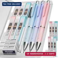 Nicpro 3PCS Cute Mechanical Pencil Set with Case, 0.7 mm Pencils picture