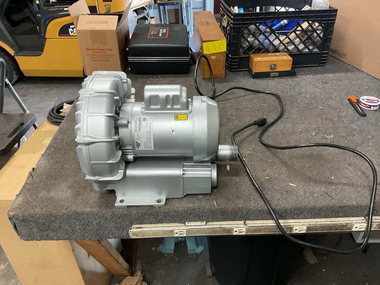 Gast IDEX Gast R4110-2 Regenair 1HP Regenerative Blower Vacuum Pump 115/230V Gast IDEX Gast R4110-2 Regenair 1HP Regenerative Blower Vacuum Pump 115/230V