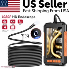 LCD Endoscope 1080P HD Industrial Borescope 4.3inch 8mm Inspection Snake Camera picture