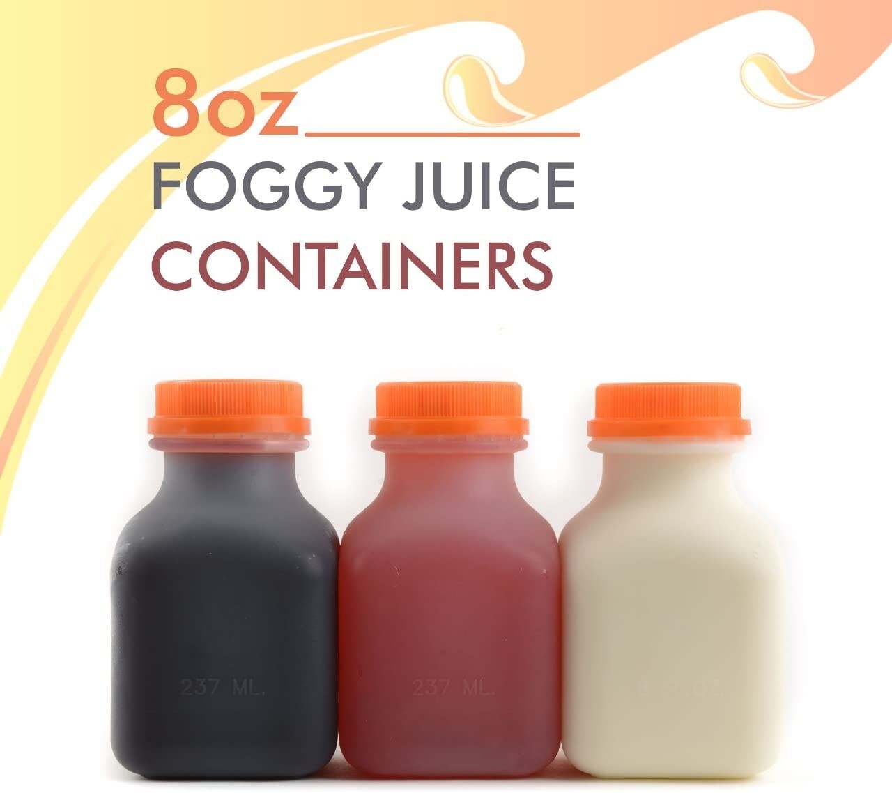 450 Pack - Empty Plastic Juice Bottles with Tamper Evident Caps 8 Oz. 450 Pack - Empty Plastic Juice Bottles with Tamper Evident Caps 8 Oz.