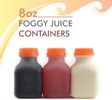 450 Pack - Empty Plastic Juice Bottles with Tamper Evident Caps 8 Oz. picture