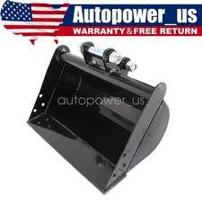 Excavator Plain Bucket Grading Flat Attachment 500mm Fit For Mini Excavators picture