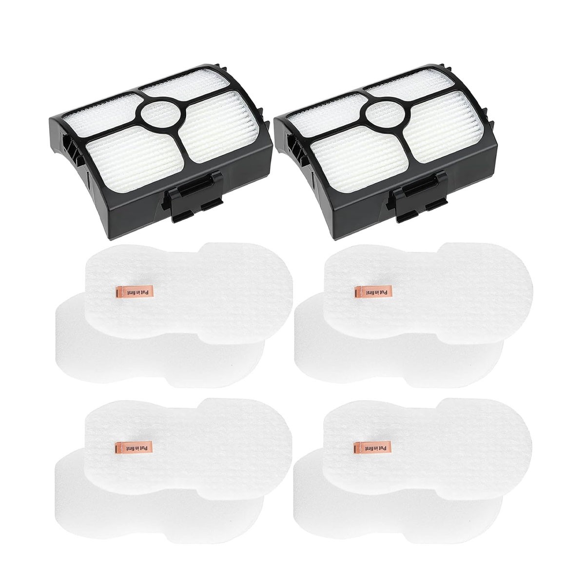 2 HEPA Filters & 4 Foam & Felt Kit for shark HZ4002 HZ4000C QS4001 QS3000 HZ3000 2 HEPA Filters & 4 Foam & Felt Kit for shark HZ4002 HZ4000C QS4001 QS3000 HZ3000