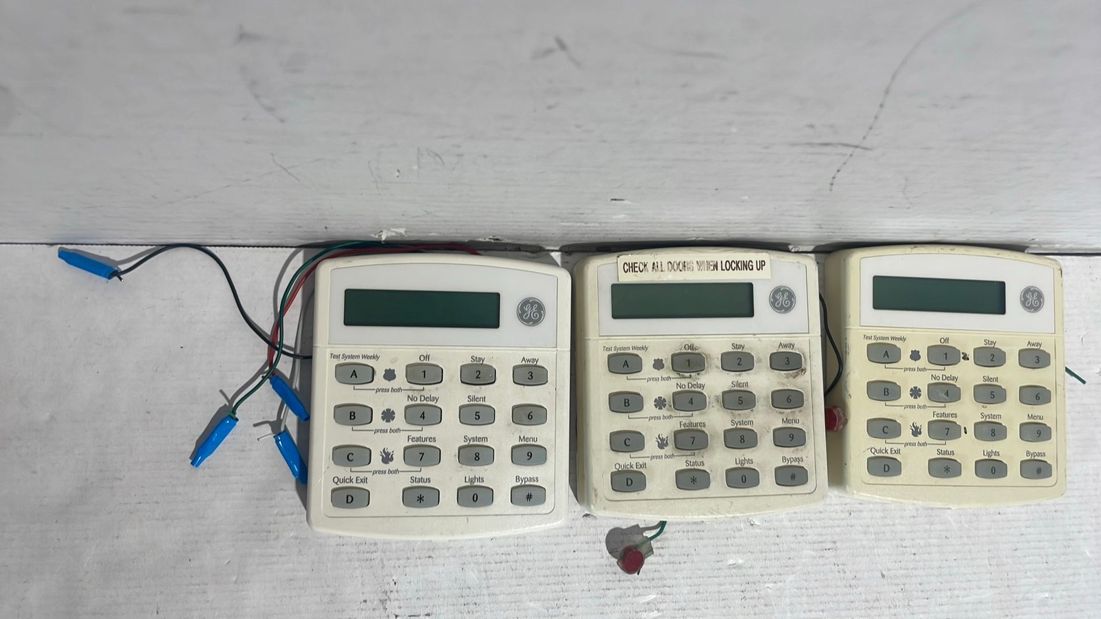 Interlogix GE Security 60-746-01 Concord LCD Alarm Keypads Lot Of 3 Interlogix GE Security 60-746-01 Concord LCD Alarm Keypads Lot Of 3