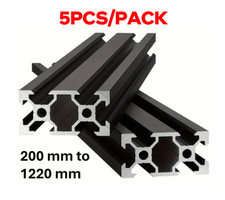 5PCS 2040 Aluminum Extrusion Profile V Slot Linear Rail EU Standard 200-1220mm picture