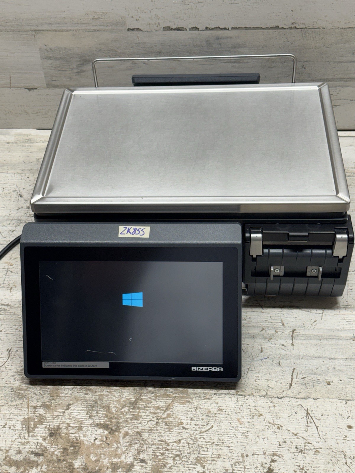 Bizerba XC 100 PRO 30 lb. Touchscreen Digital Scale With Printer Tested * Read * Bizerba XC 100 PRO 30 lb. Touchscreen Digital Scale With Printer Tested * Read *