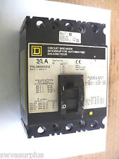 1 pc Square D Circuit  Breaker, FHL360301212, 30A, 3P, Used picture