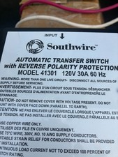 southwire 41301 Automatic transfer switch picture