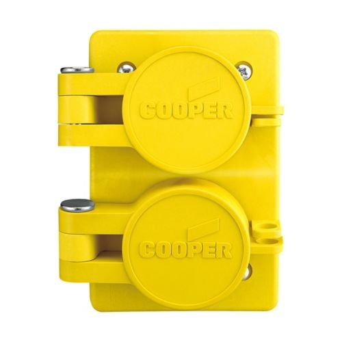 Eaton Wiring Devices 60W33DPLX - Recp Duplex WT 20A 125V 2P3W Str YL - 1EA Eaton Wiring Devices 60W33DPLX - Recp Duplex WT 20A 125V 2P3W Str YL - 1EA
