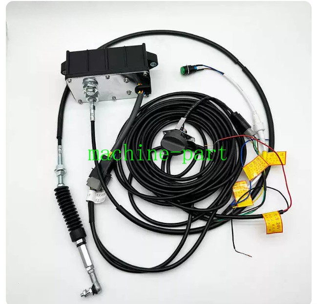 Universal Throttle Motor for Excavator 12V/24V Auto Idle Actuator with Cable Universal Throttle Motor for Excavator 12V/24V Auto Idle Actuator with Cable