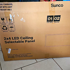 Sunco 2x4 LED Panel Light Selectable 4000K-6000K PN24_HO-4060K picture