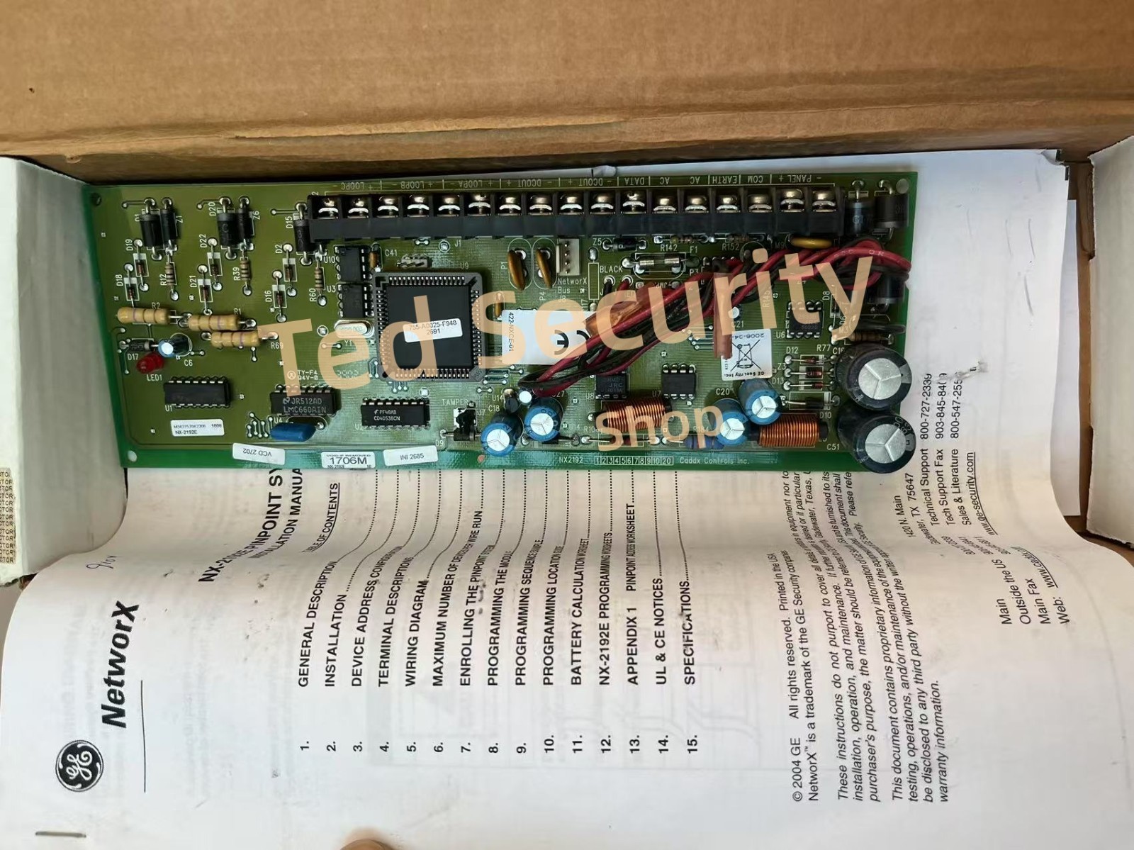 Interlogix GE Security NX-2192E Pinpoint System for NX-8E Addressable up to 192