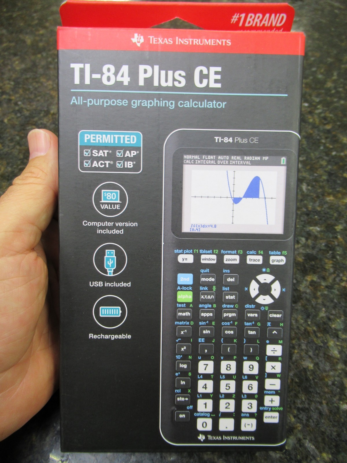 BRAND NEW Texas Instruments TI-84+ CE Graphing Calculator - 