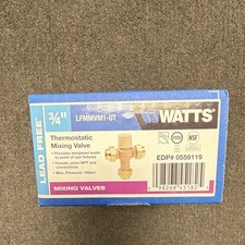 Watts LFMMVM1-UT 3/4in Lead Free Thermostatic Mixing Valve 150 psi NPT picture